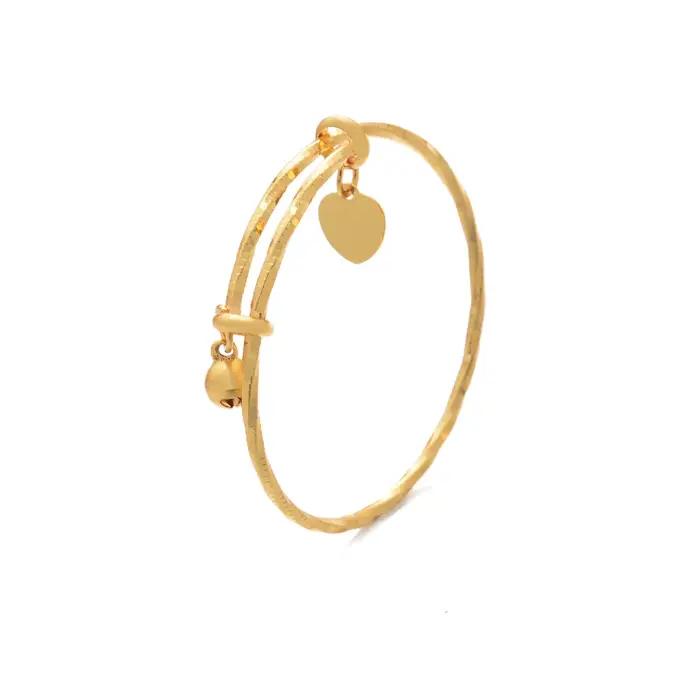 Petits bracelets tendance couleur or pour garçons et filles