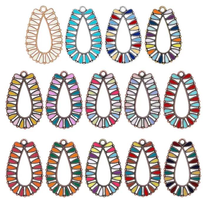 Nouveautés 2026 : Pendentifs fer à cheval émaillés style Bohème pour femmes, breloques pour boucles d'oreilles, colliers et accessoires de bijouterie DIY