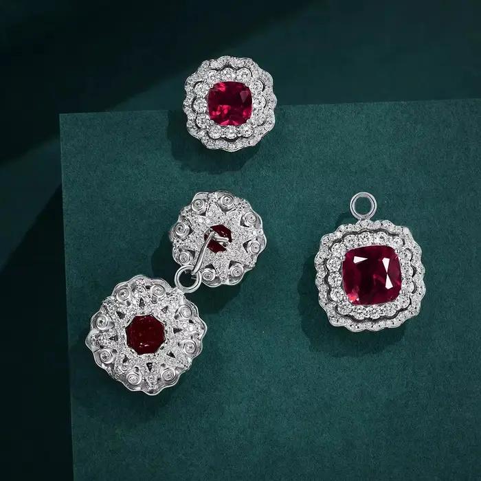 Fine Jewelry – boucles d'oreilles de luxe en argent Sterling 925 véritable