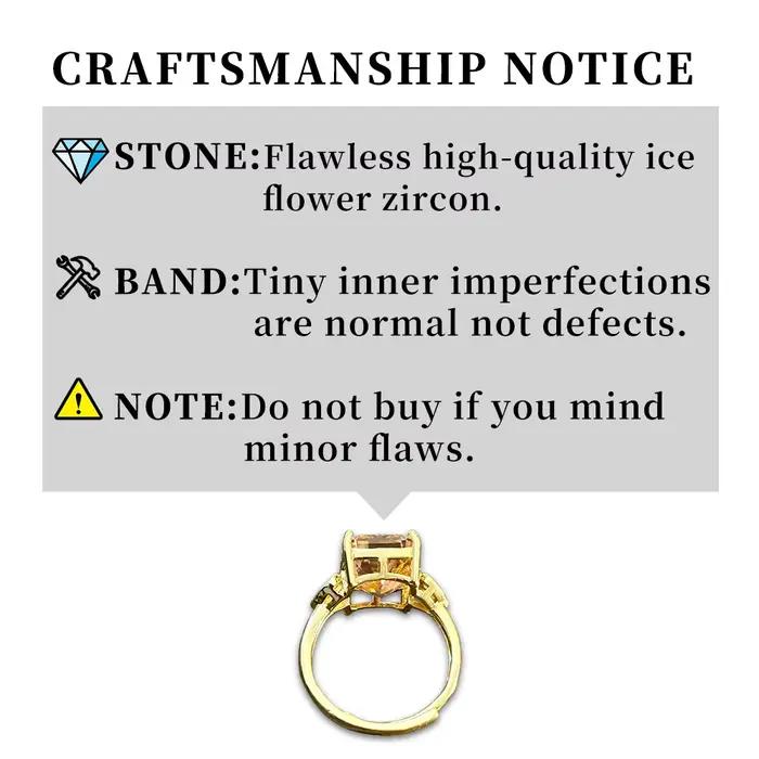 BOCARMAN – bague en zircon vert menthe pour femmes