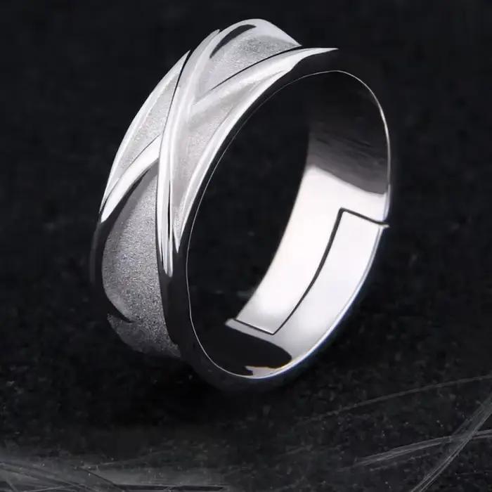 Bague noire réglable en argent pur 925, Anime Super Z Goku, pour femmes et hommes, bijoux Cosplay, a