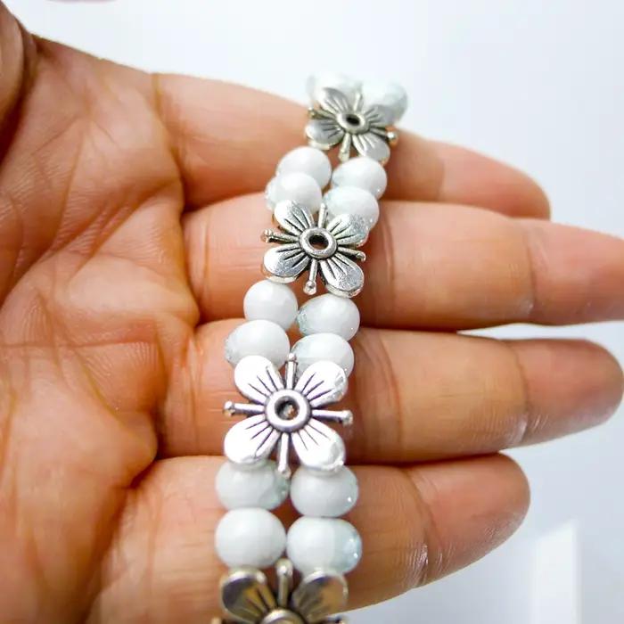 Bracelets en perles de céramique pour femmes, faits à la main, style bohème