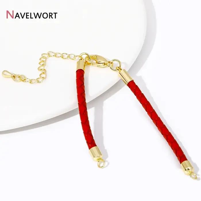 Bracelet ajustable en cuir tressé JOFor, lot de 1/3/5 pièces