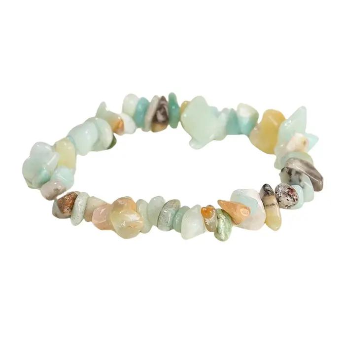 Bracelet en Labradorite pierre semi-précieuse avec fermoir de sécurité pour femmes et hommes décontracté sportif occasions spéciales bien-être