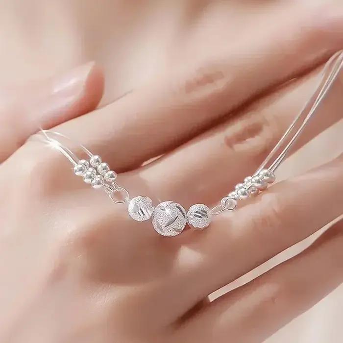 Bracelets porte-bonheur en argent Sterling 925 pour femmes