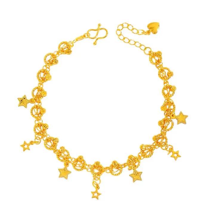 Bracelet Charme Étoile Attrape-rêves Corail Cuivre Délicat Pour Femmes Occasions Spéciales Cadeau Anniversaire Polyvalent Mode