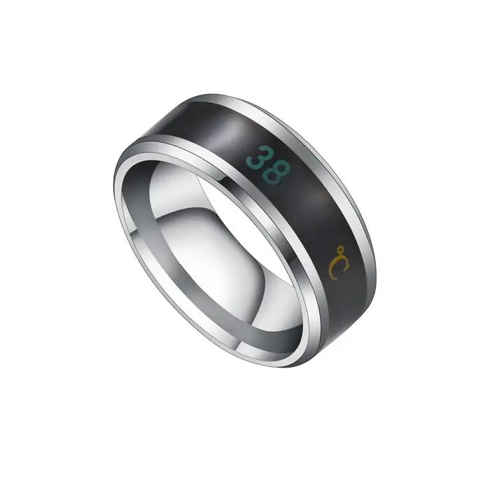 Anneau multifonctionnel intelligent en acier inoxydable pour les couples