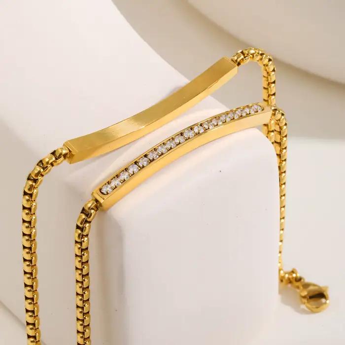 Zunderly-Bracelets de perles carrées pour hommes et femmes, bracelet JOBracelet, couple romantique, cadeaux de la fête des Léons, mode, luxe