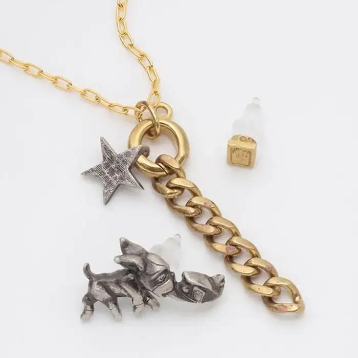 Collier et bague Jojo's Bizarre Adventure Stardust Fighter Jotaro Kujo DIO