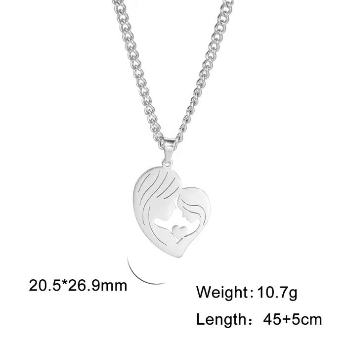 Amaxer maman et bébé collier famille