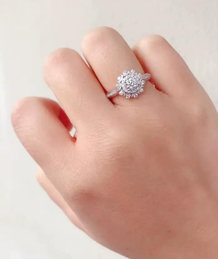 Bagues de couleur en argent regardé 925 pour femmes, bijoux en diamant naturel de 2 carats, alliances, pierres précieuses pures