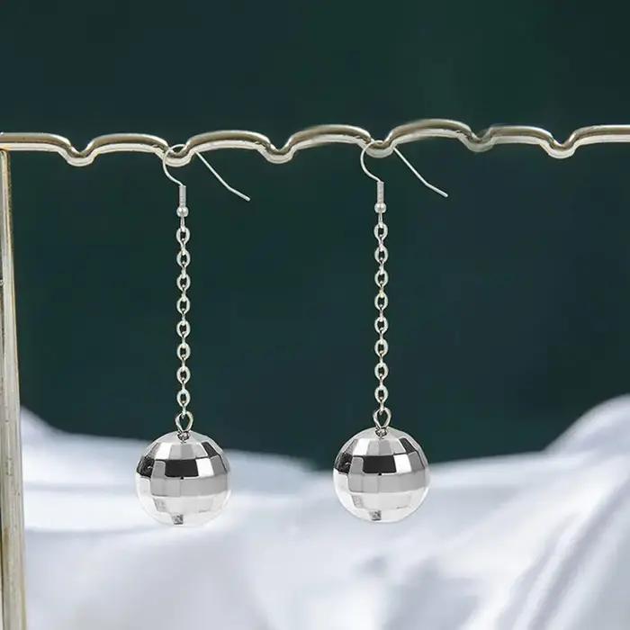 Boucles d'oreilles rétro Chang Ball Dstresspour femmes