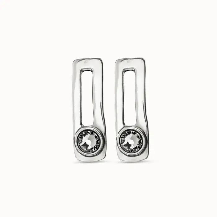 Boucles d'oreilles longues géométriques extrêmement simples : une boucle d'oreille design de niche a
