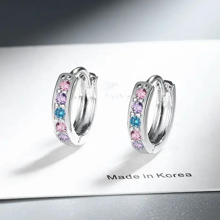 Boucles d'oreilles en argent Sterling 925