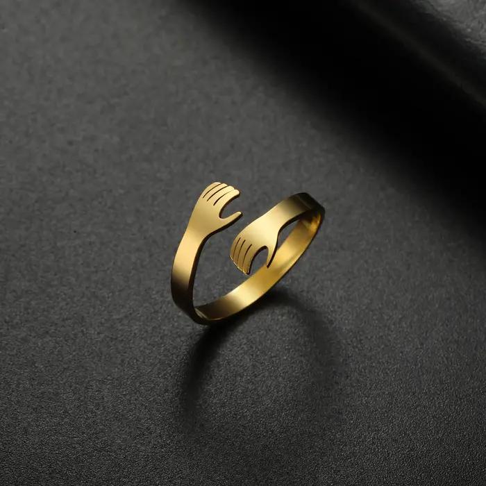 Bague de Doigt Hug pour Homme Femme Famille Fête des Pères