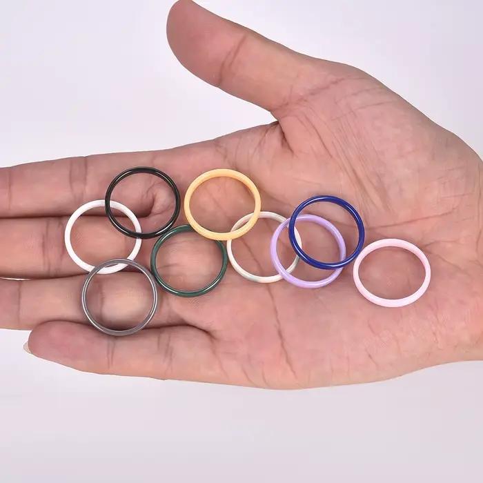 Bague Circulaire en Céramique pour Femme et Homme