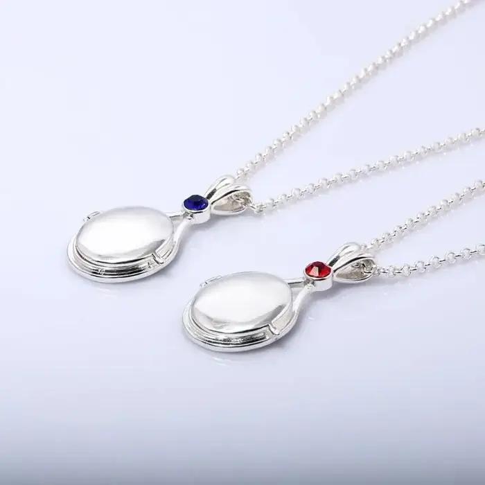 Collier sirène acrylique en forme de pendentif H2O pour femmes et filles trois styles de colliers océaniques fantaisie