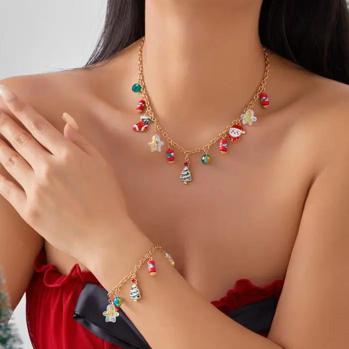 Charmante Collection de bijoux de noël pour femmes