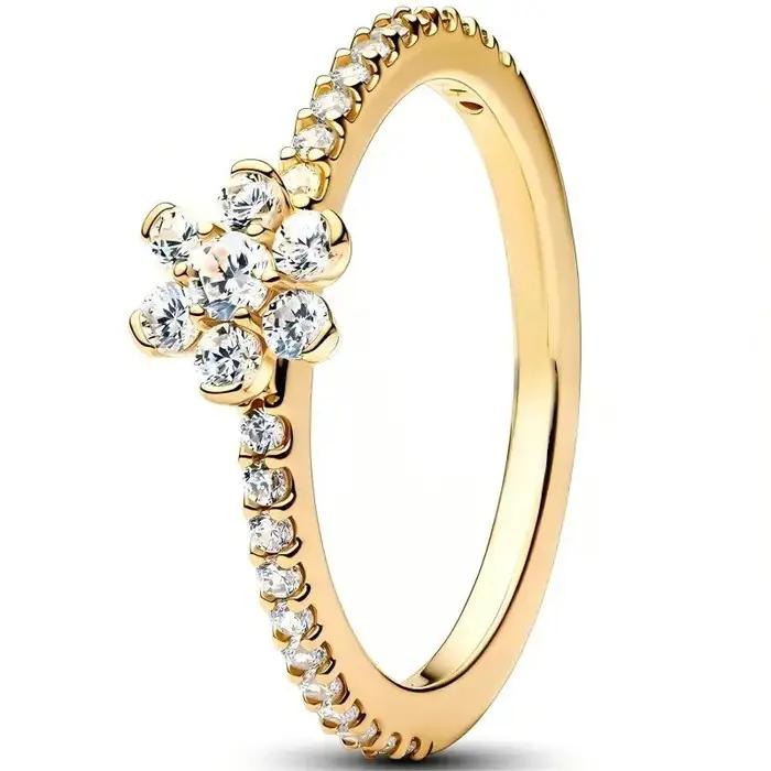 Bague minimaliste de luxe en argent sterling S925