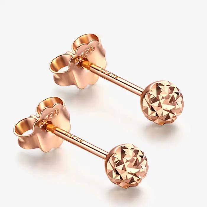 Boucles d'oreilles géométriques brillantes pour femmes