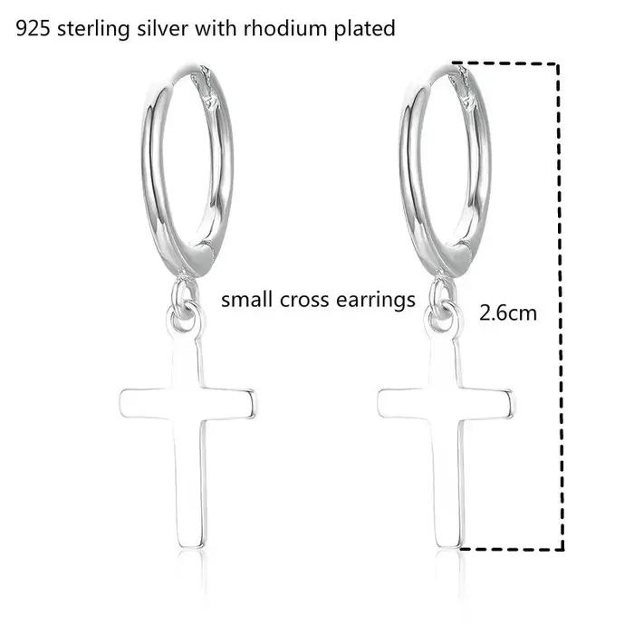 Boucles d'oreilles en argent Sterling 925 pour femmes et filles