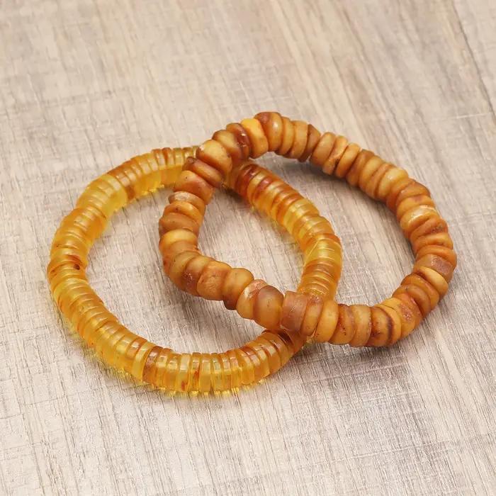 Nouveau Bracelet en Ambre Naturel 2026 – Cadeau Unique
