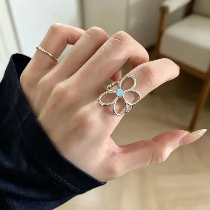 BF CLUB – bague en argent Sterling 925 pour femmes