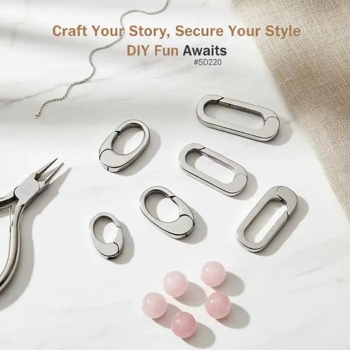 Connecteurs de bracelet faits à la main, 1 ou 2 pièces, fermoirs à boucle, accessoires de fabrication de bijoux DIY, fournitures cadeaux personnalisées