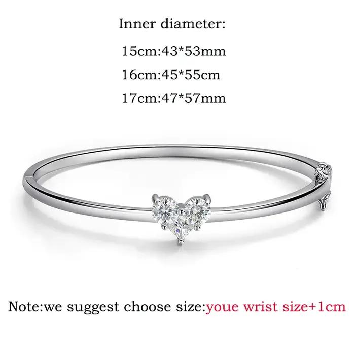 Smyoue 14K plaqué certifié tous les bracelets Moissanite pour les femmes gemmes laboratoire diamant bijoux de luxe S925 argent Sterling Shani Abergel