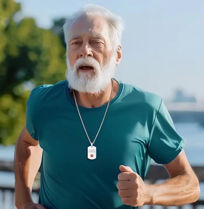 Collier d'Alerte Médicale Personnalisé en Acier Inoxydable pour Hommes et Femmes Occasions Spéciales Bijoux d'Identification Médicale Élégants