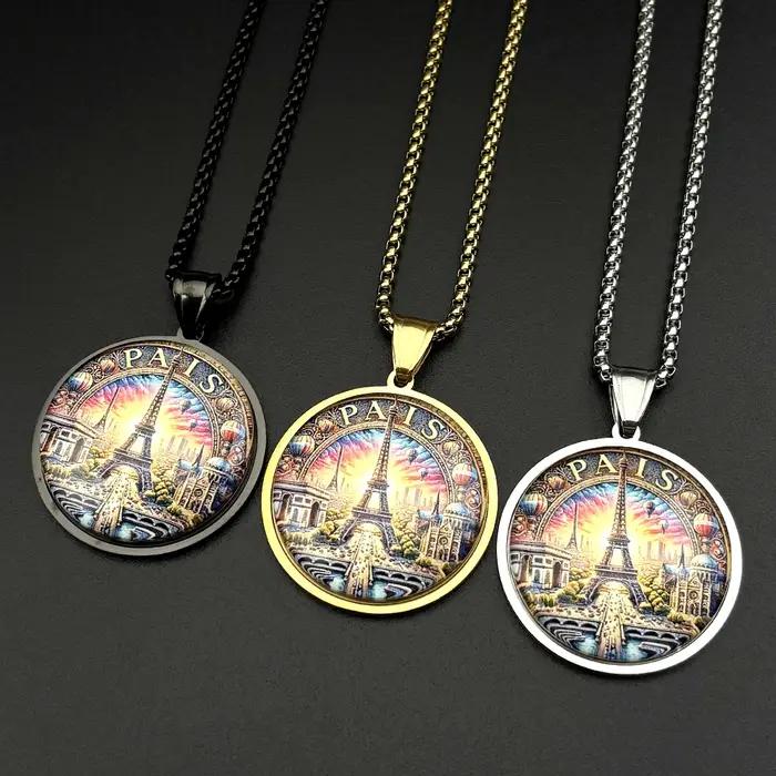 Collier Pendentif Tour Eiffel Paris pour Femme et Homme