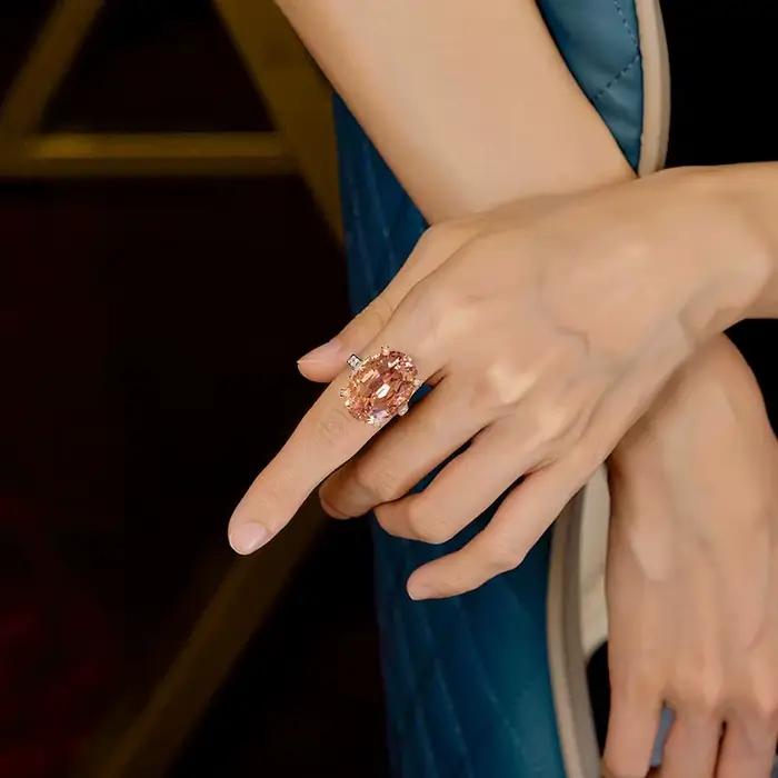Bague Andara en Argent Sterling 925 Luxe Élégance Intemporelle Occasions Spéciales Traditionnelle RomantiqueVintage