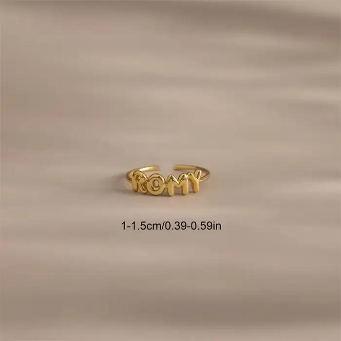 Bague personnalisée avec nom
