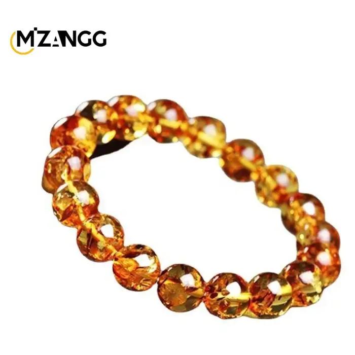 Bracelet en Cire d'Abeille Naturelle Ambre