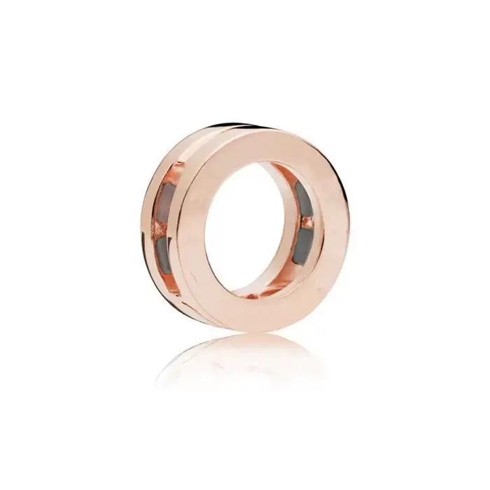 Argent 925 pavé réflexions fermoir étincelant Bracelet ajustement Clip breloques bijoux à bricoler s