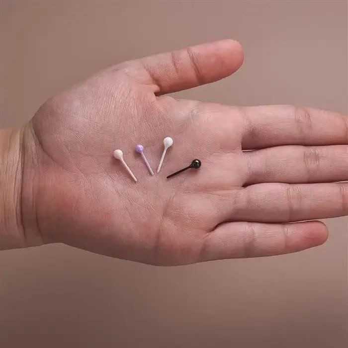 Boucles d'Oreilles en Céramique en Forme de Cœur