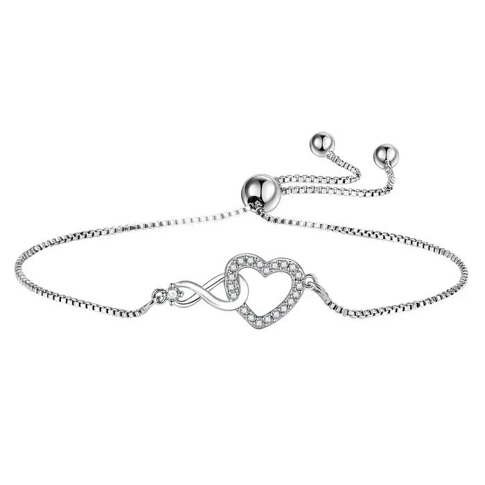 Bracelets à main en argent Sterling 925 pour femmes