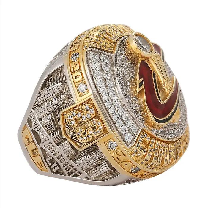 Bague en zircone cubique 2016 Cavaliers Champion réplique bagues de championnat unisexe pour partys et célébrations