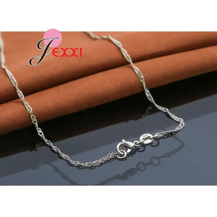 Ensemble de bijoux de mariée en argent Sterling 925