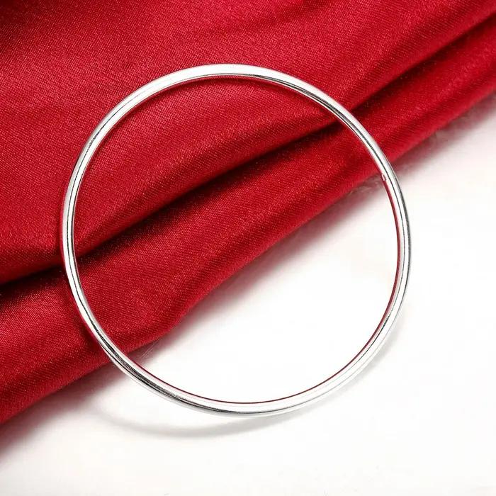 Bracelet en argent sterling 925 élégant et moderne pour femmes parties occasions spéciales cadeau d'anniversaire