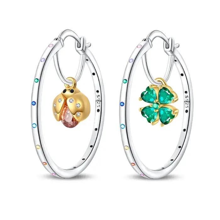 Nouvelles boucles d'oreilles pour femmes en argent sterling 925