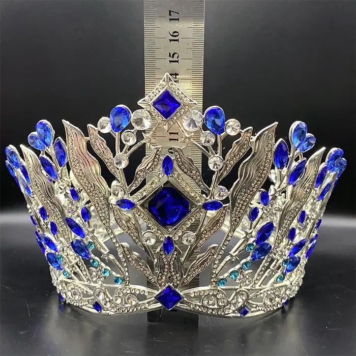 Couronne de mariage reine royale pour femmes élégante accessoire cheveux brillance strass verre occassions spéciales