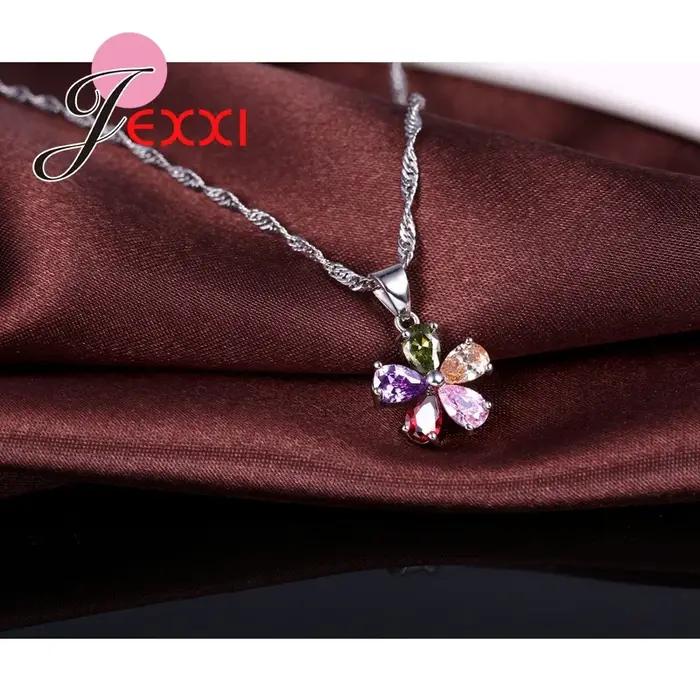 Ensembles de bijoux avec pendentif en cristal CZ