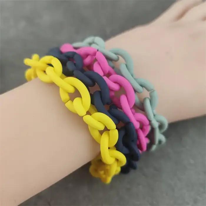Bracelets porte-bonheur en forme de cœur d'amour pour femmes