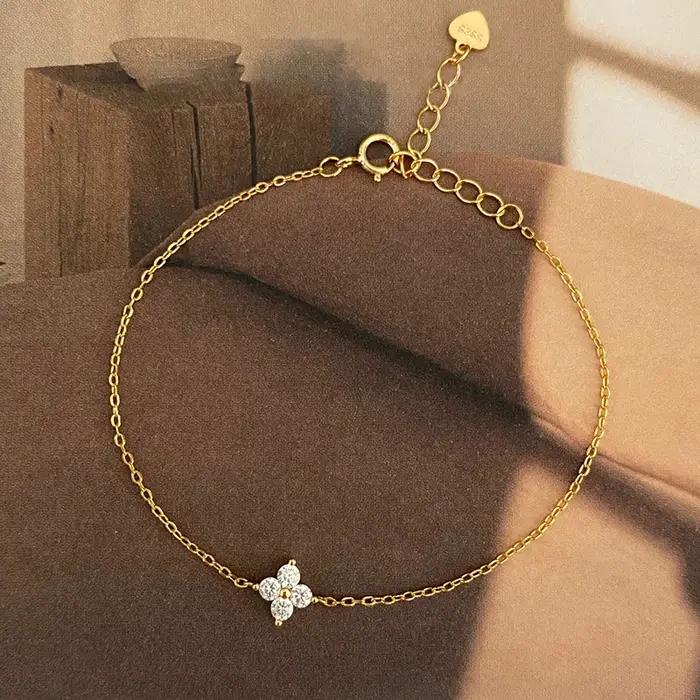 ANENJERY – Bracelet chaîne en Zircon pour femmes