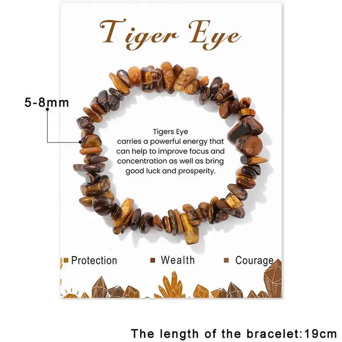 Bracelet artificiel astique en Pierre Naturelle pour Homme et Femme