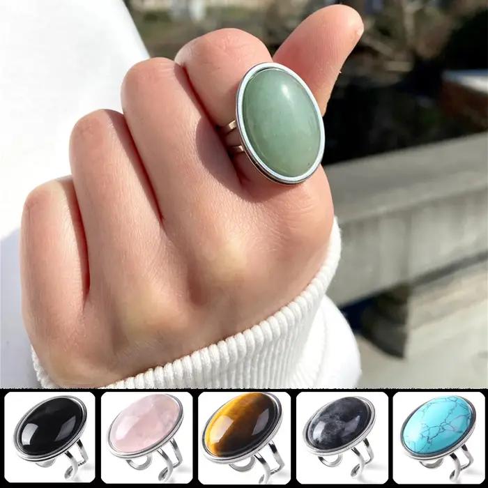Grande bague en pierre