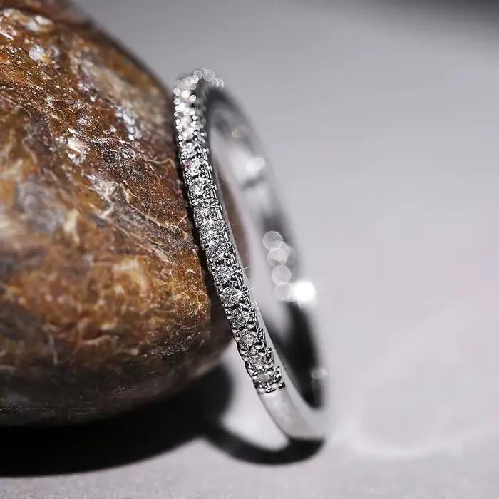 Huitan – bagues fines minimalistes pour femmes