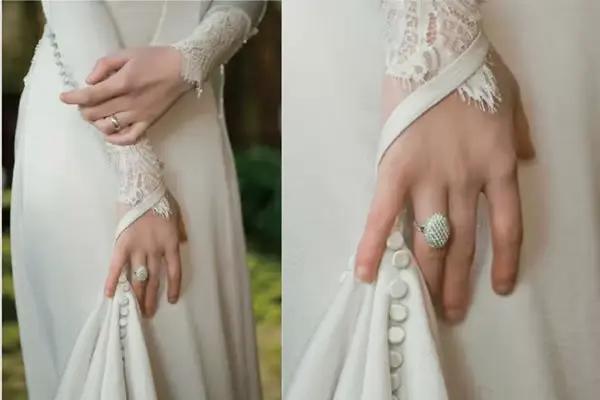 Authentique S925 en argent sterling serti de diamant Twilight Breaking Dawn Bella bague de fiançailles bijoux de mode cadeau
