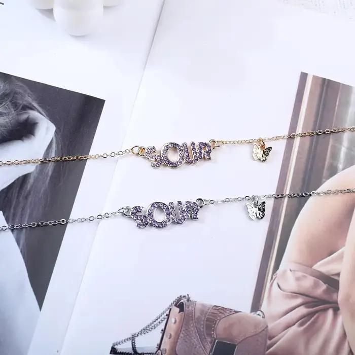 Olivia Sour GUTS-Collier inspiré de la chanteuse pour femme